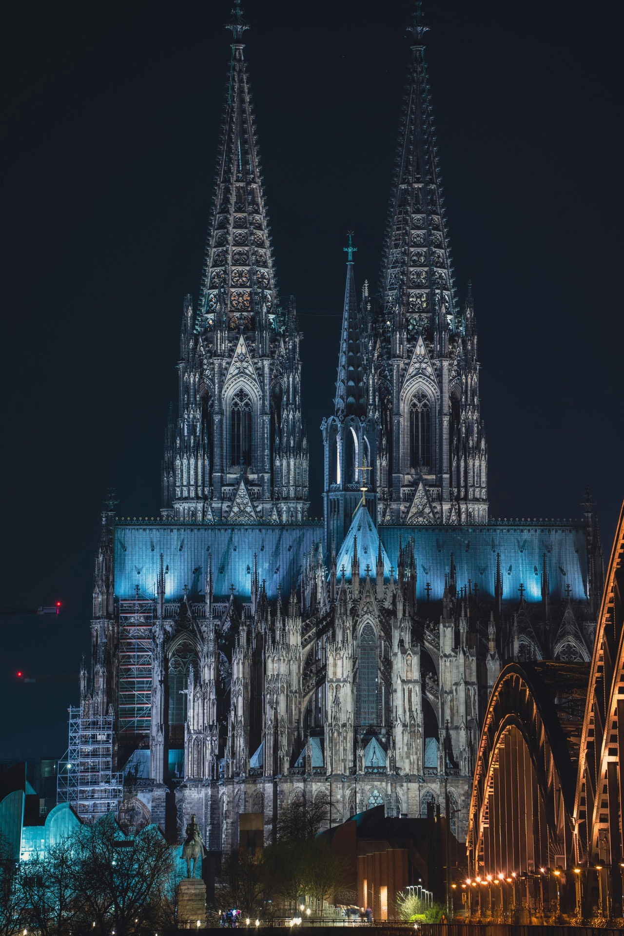 Kölner Dom bei Nacht